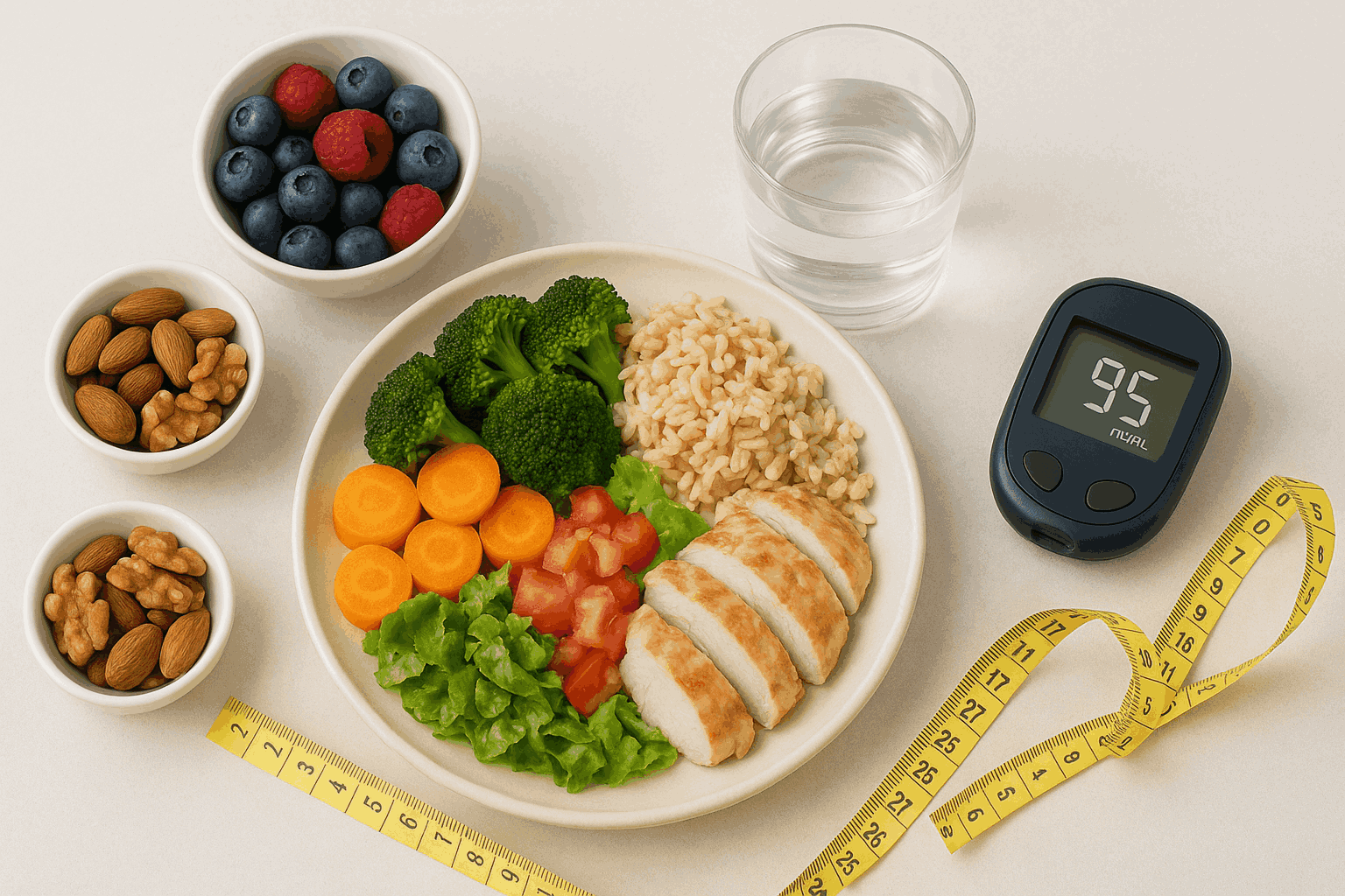 دور النظام الغذائي الصحي في الوقاية من مرض السكري وإدارته